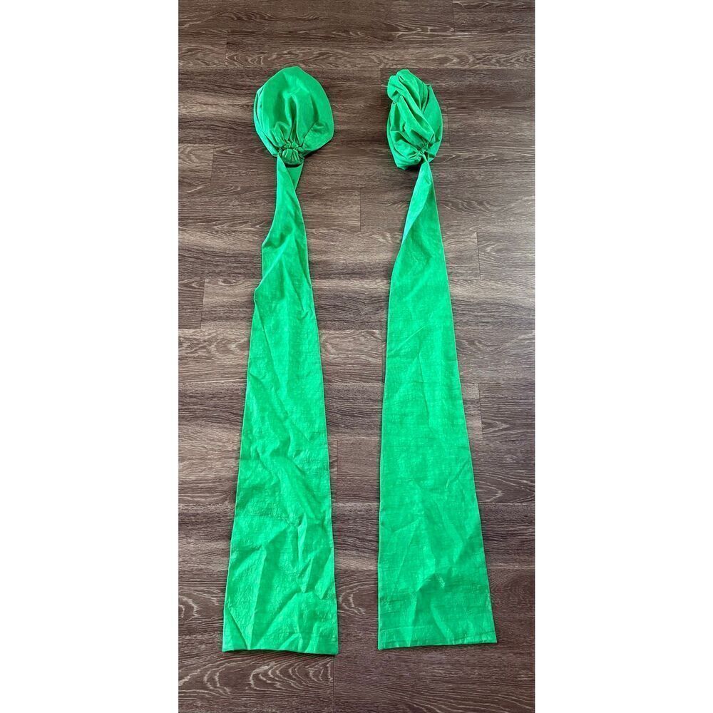 NWOT Miscreants London x Revolve Green Puff Sleeves With Train $314 MSRP